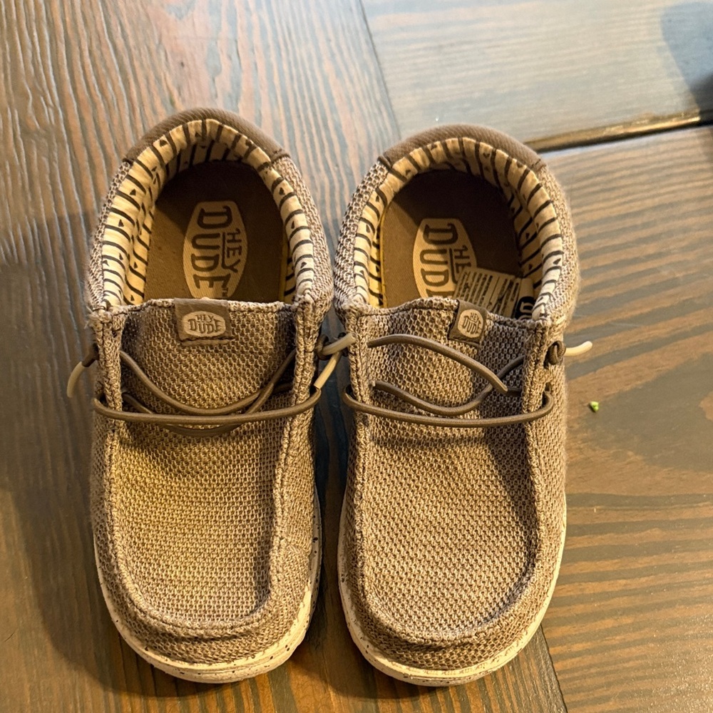 Hey Dude Tan Slip-On Shoes
